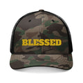 BLESSED - Embroidered Camouflage Trucker Hat