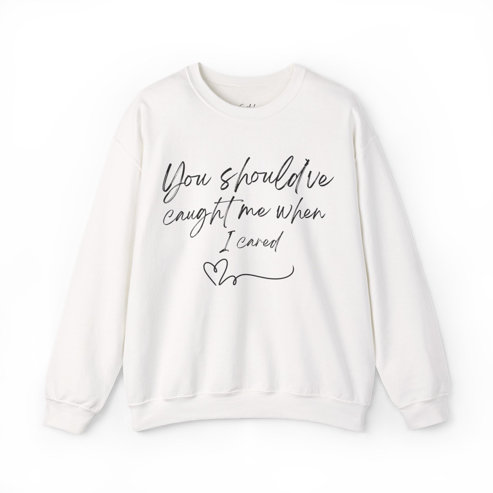 You should've caught me when I cared - sweatshirt